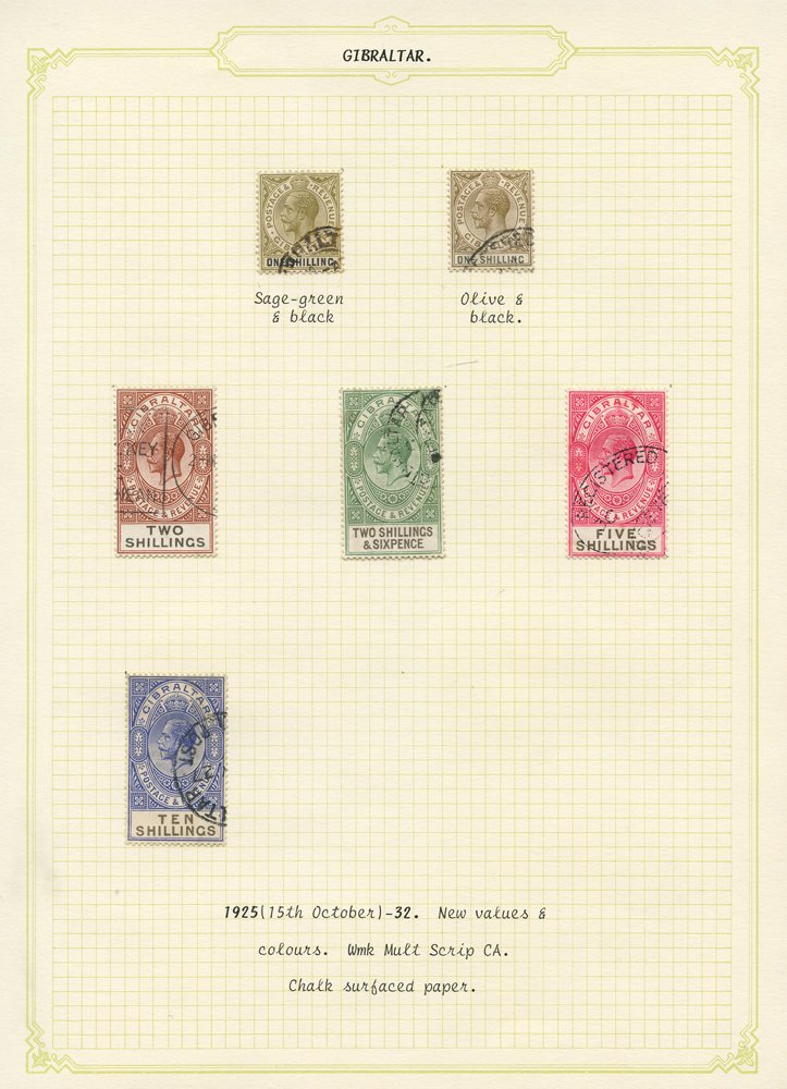 Lot 846 - Gibraltar - Corbitts Sale #151 Lot 846 - Gibraltar - Corbitts Sale #151