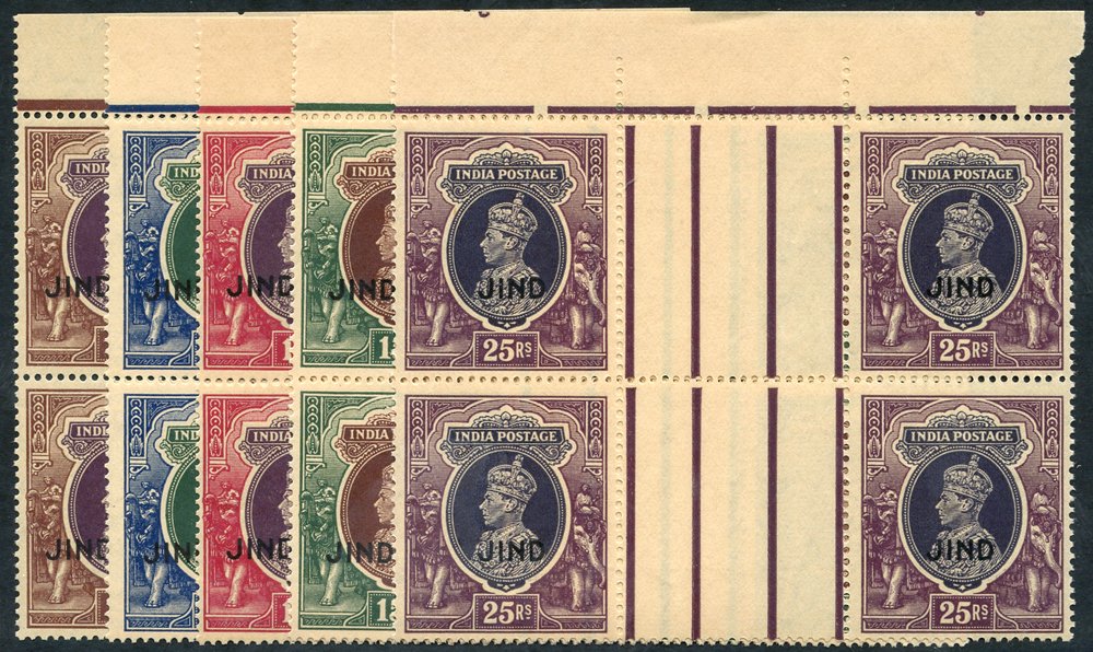 Lot 945 - indian convention states jind - Corbitts Sale #151 Lot 945 - indian convention states jind - Corbitts Sale #151