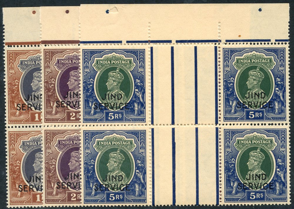Lot 946 - indian convention states jind - Corbitts Sale #151 Lot 946 - indian convention states jind - Corbitts Sale #151