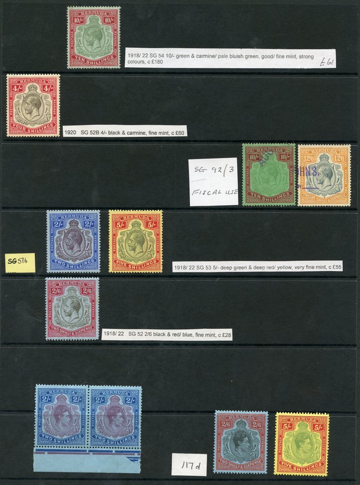 Lot 458 - Bermuda - Corbitts Sale #152 Lot 458 - Bermuda - Corbitts Sale #152