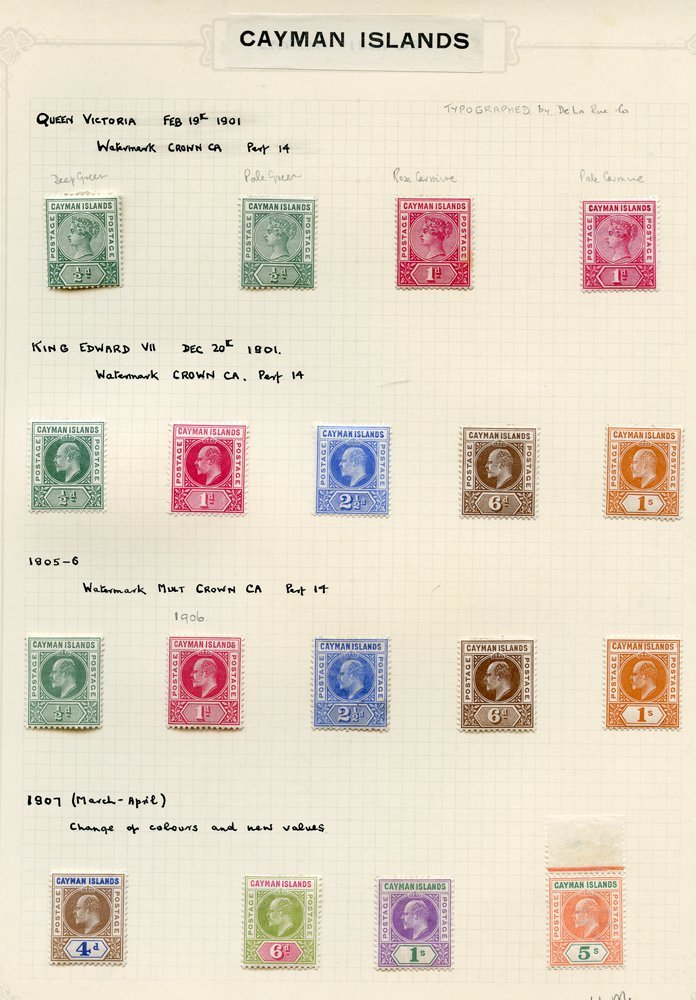 Lot 552 - cayman islands - Corbitts Sale #152 Lot 552 - cayman islands - Corbitts Sale #152