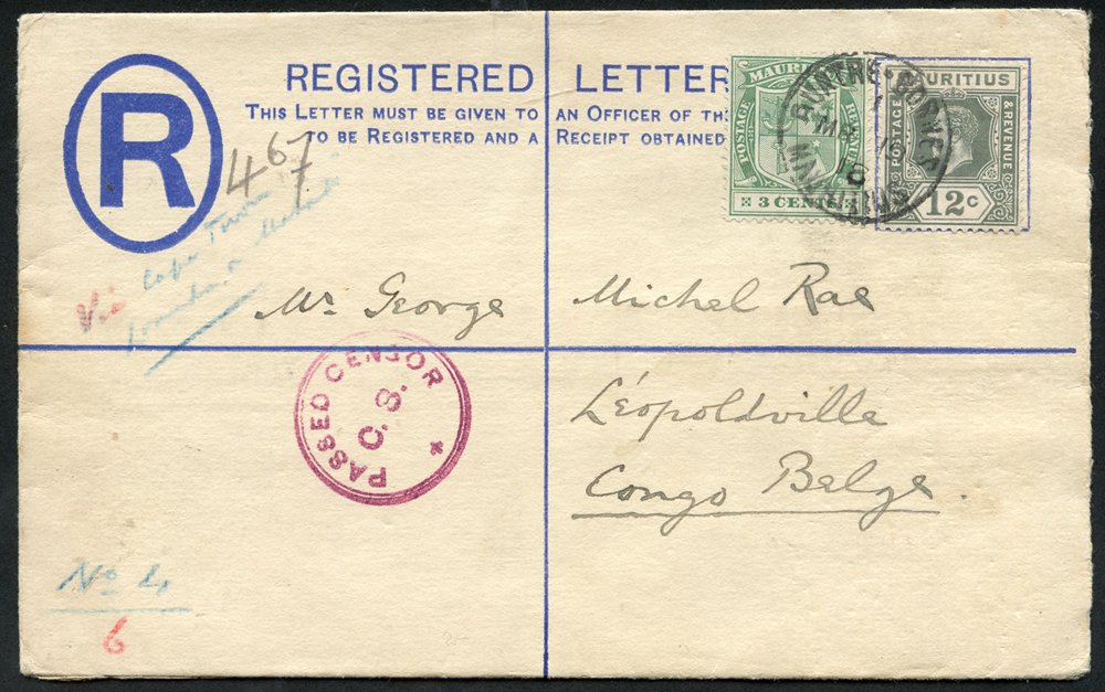 Lot 1074 - Mauritius - Corbitts Sale #152 Lot 1074 - Mauritius - Corbitts Sale #152