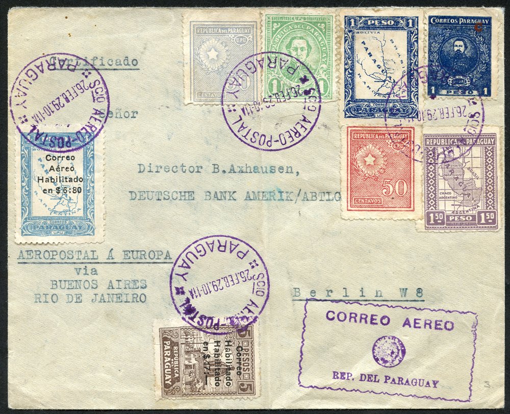 Lot 1245 - Paraguay - Corbitts Sale #152 Lot 1245 - Paraguay - Corbitts Sale #152