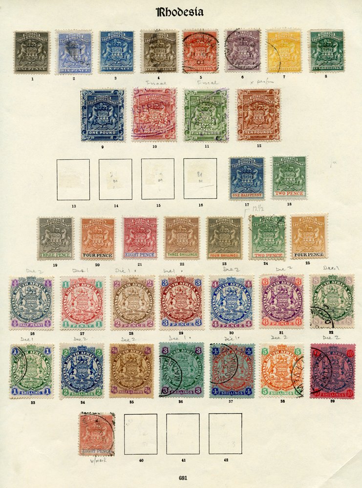 Lot 1266 - rhodesia - Corbitts Sale #152 Lot 1266 - rhodesia - Corbitts Sale #152