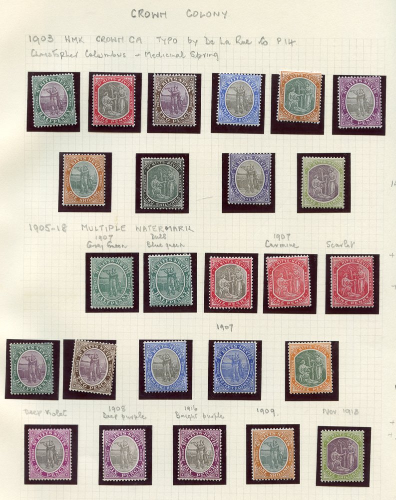 Lot 1525 - st kitts-nevis - Corbitts Sale #152 Lot 1525 - st kitts-nevis - Corbitts Sale #152