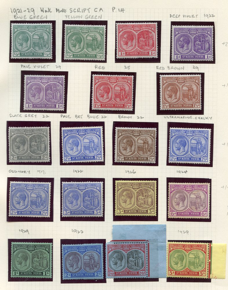 Lot 1528 - st kitts-nevis - Corbitts Sale #152 Lot 1528 - st kitts-nevis - Corbitts Sale #152