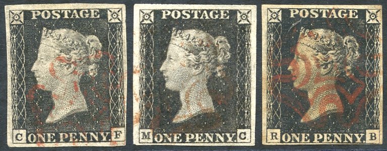 Lot 1799 - 1840 penny black  -  Corbitts Sale #152