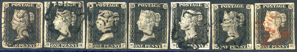 Lot 1800 - 1840 penny black  -  Corbitts Sale #152