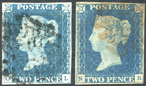 Lot 1917 - 1840 twopence blue - Corbitts Sale #152 Lot 1917 - 1840 twopence blue - Corbitts Sale #152
