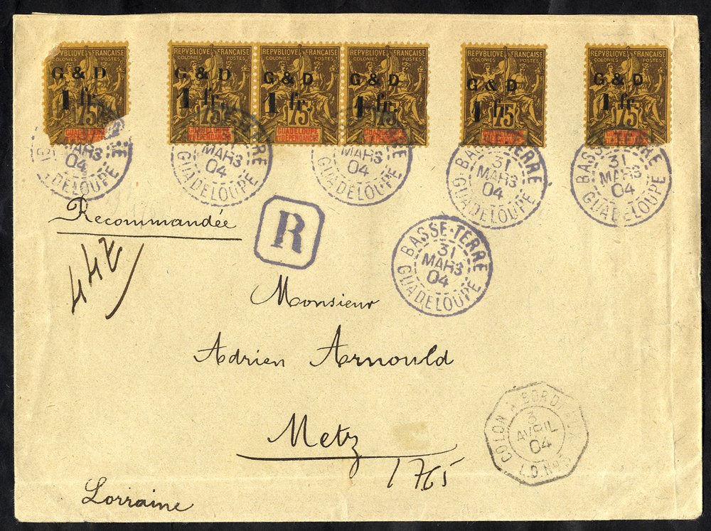 Lot 880 - french colonies guadeloupe - Corbitts Sale #155 Lot 880 - french colonies guadeloupe - Corbitts Sale #155
