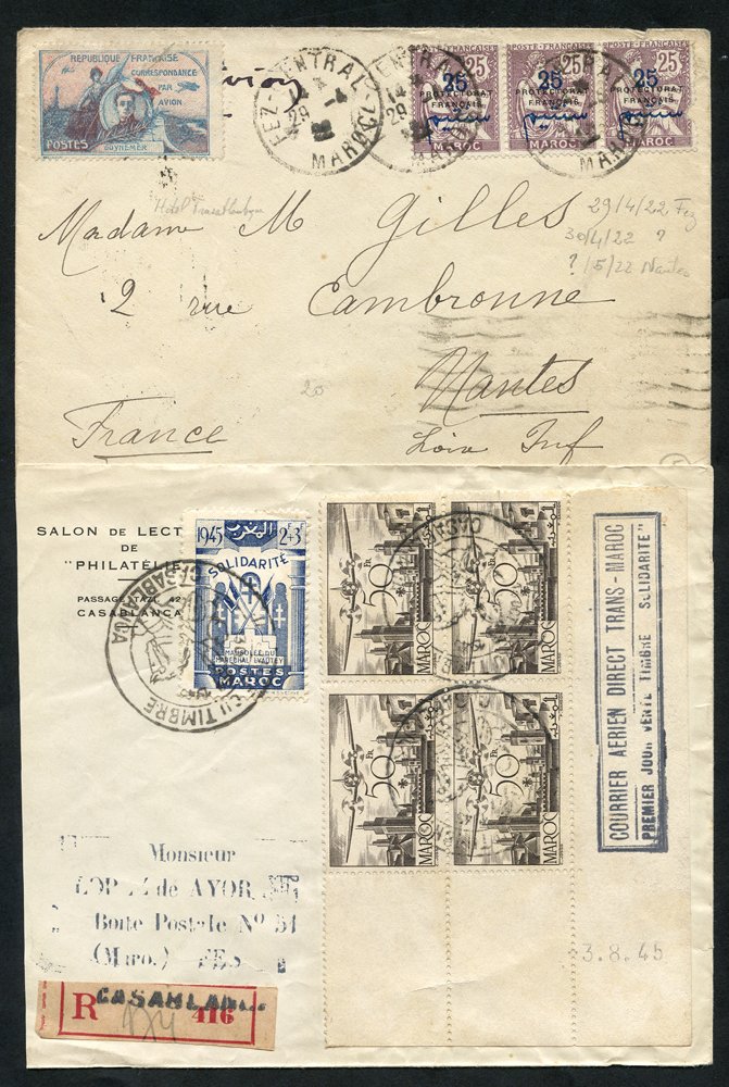 Lot 883 - french colonies Morocco - Corbitts Sale #155 Lot 883 - french colonies Morocco - Corbitts Sale #155
