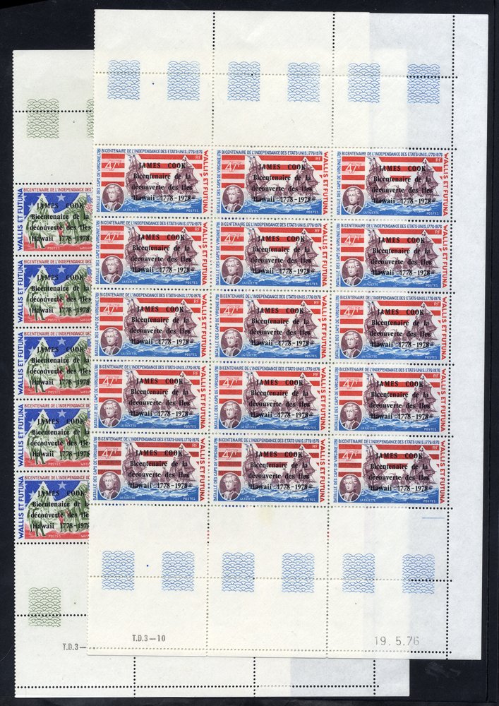 Lot 884 - french colonies wallis and futuna islands - Corbitts Sale #155 Lot 884 - french colonies wallis and futuna islands - Corbitts Sale #155