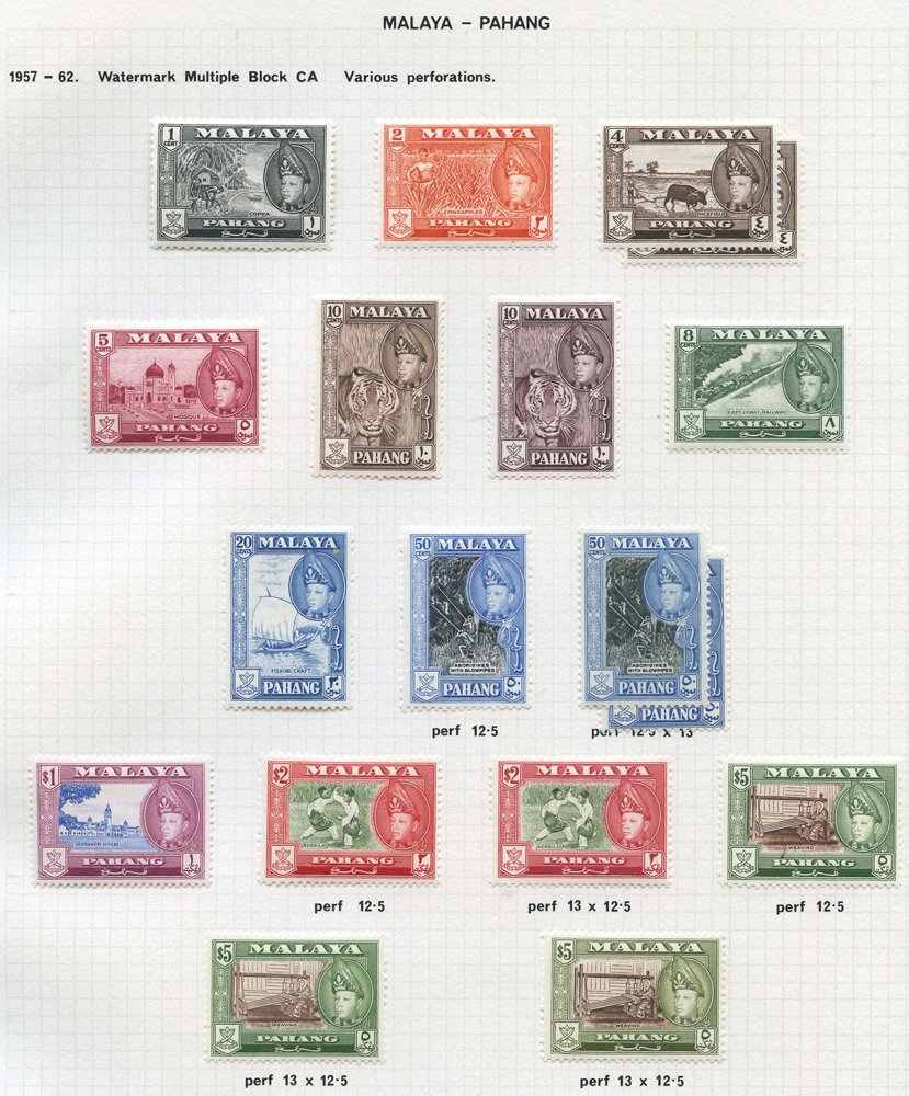Lot 1172 - malayan states pahang - Corbitts Sale #155 Lot 1172 - malayan states pahang - Corbitts Sale #155