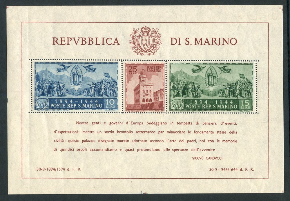 Lot 1376 - San Marino  -  Corbitts Sale #155