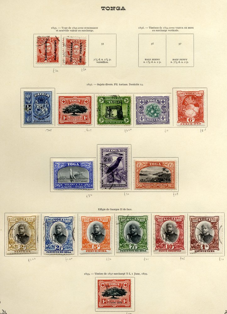 Lot 1580 - tonga - Corbitts Sale #155 Lot 1580 - tonga - Corbitts Sale #155