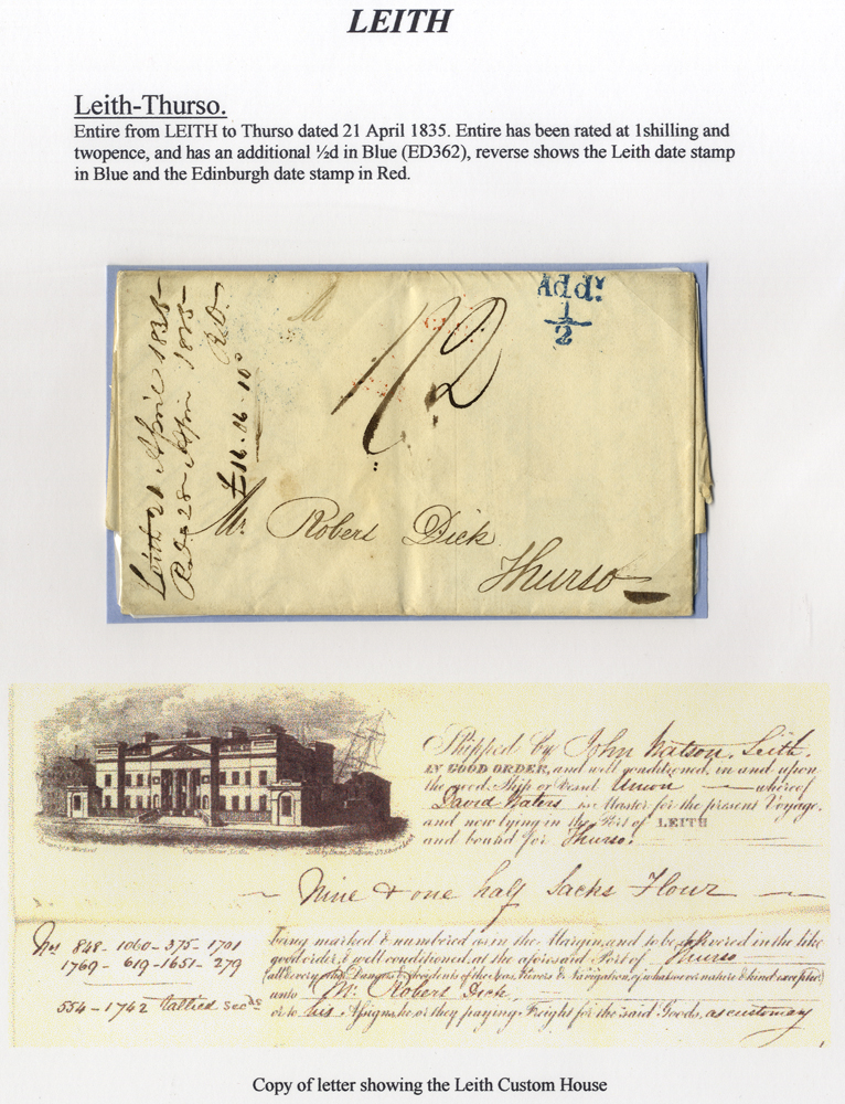Lot 1690 - postal history scotland - Corbitts Sale #155 Lot 1690 - postal history scotland - Corbitts Sale #155