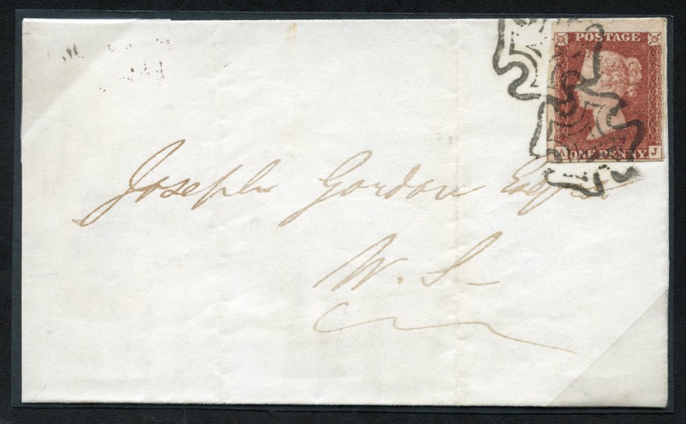 Lot 1808 - 1841 reds from black plates - Corbitts Sale #155 Lot 1808 - 1841 reds from black plates - Corbitts Sale #155