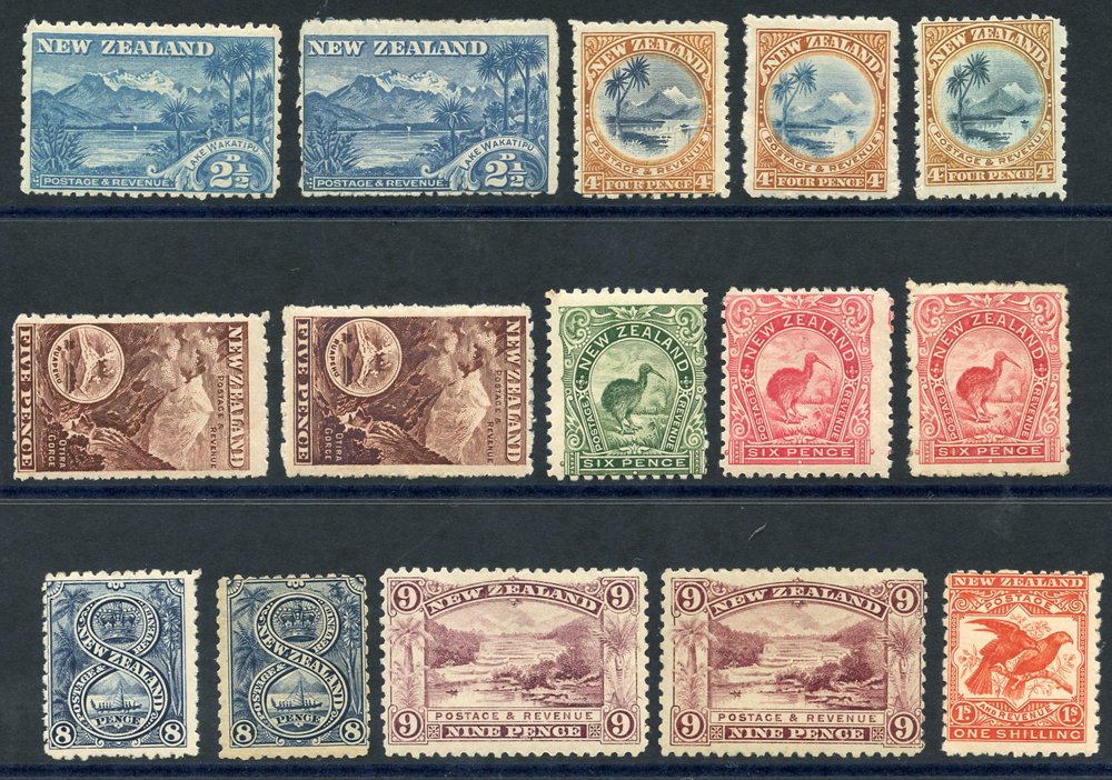 Stamp auctions by Corbitt Stamps. Stamp auction 152. New Zealand.