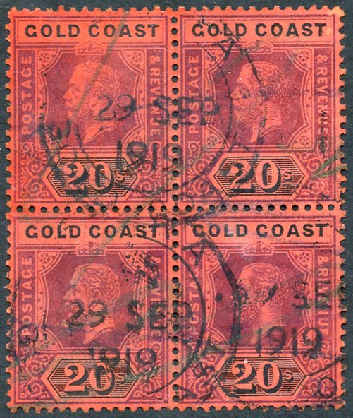 Stamp auctions by Corbitt Stamps. Stamp auction 158. Gold Coast.