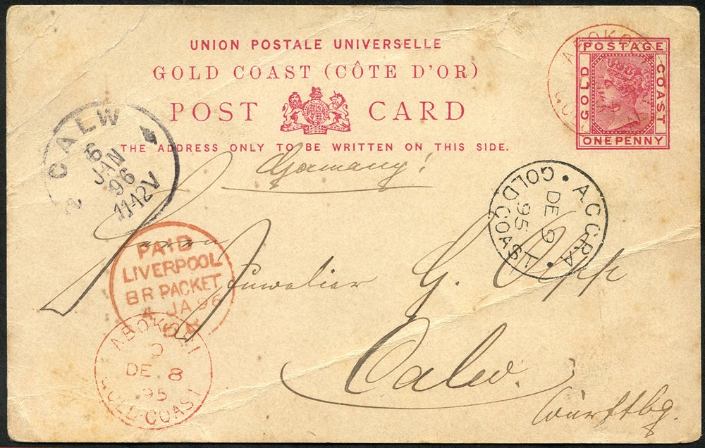Lot 765 - World Stamps gold coast - Corbitts Sale #162 Lot 765 - World Stamps gold coast - Corbitts Sale #162