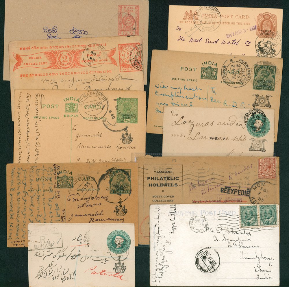 Lot 826 - World Stamps india -  Corbitts Sale #162
