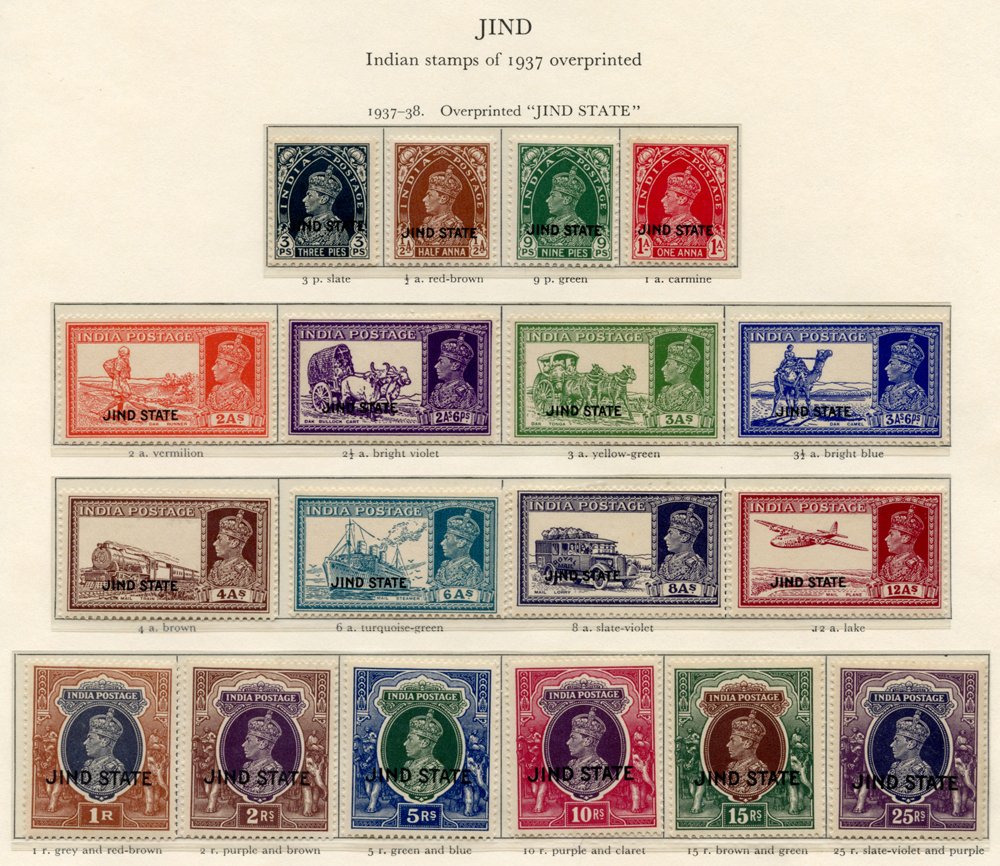 Lot 838 - World Stamps indian convention states -  Corbitts Sale #162