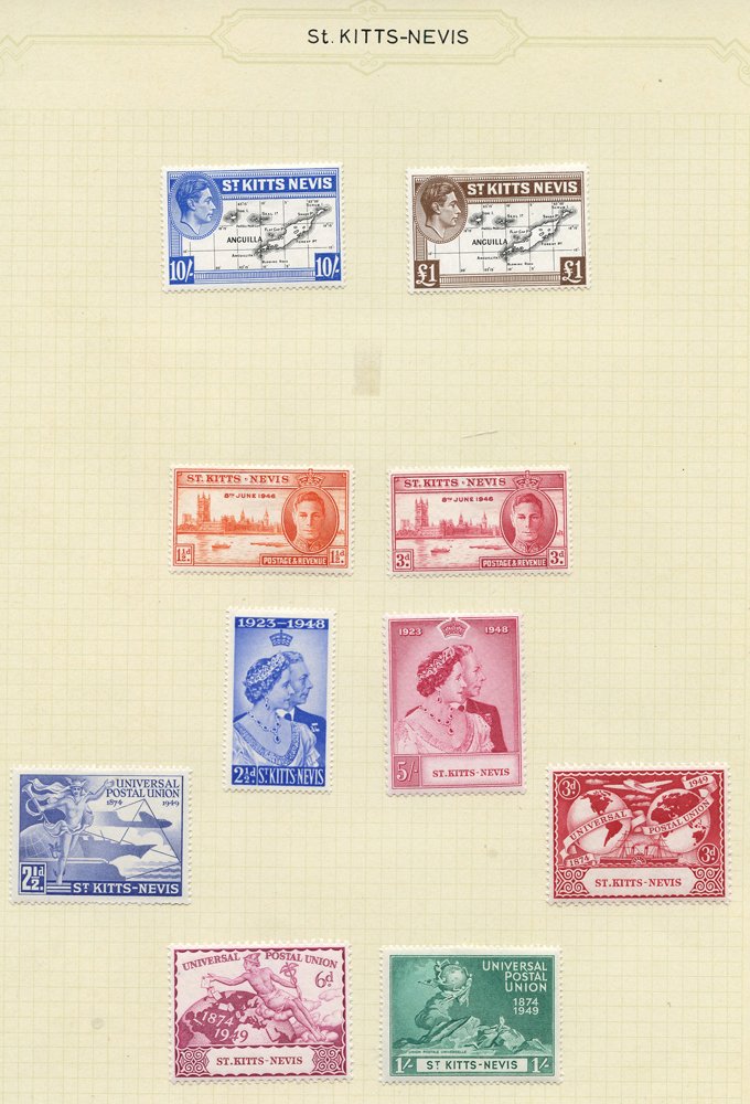 Lot 1168 - World Stamps st. kitts-nevis -  Corbitts Sale #162