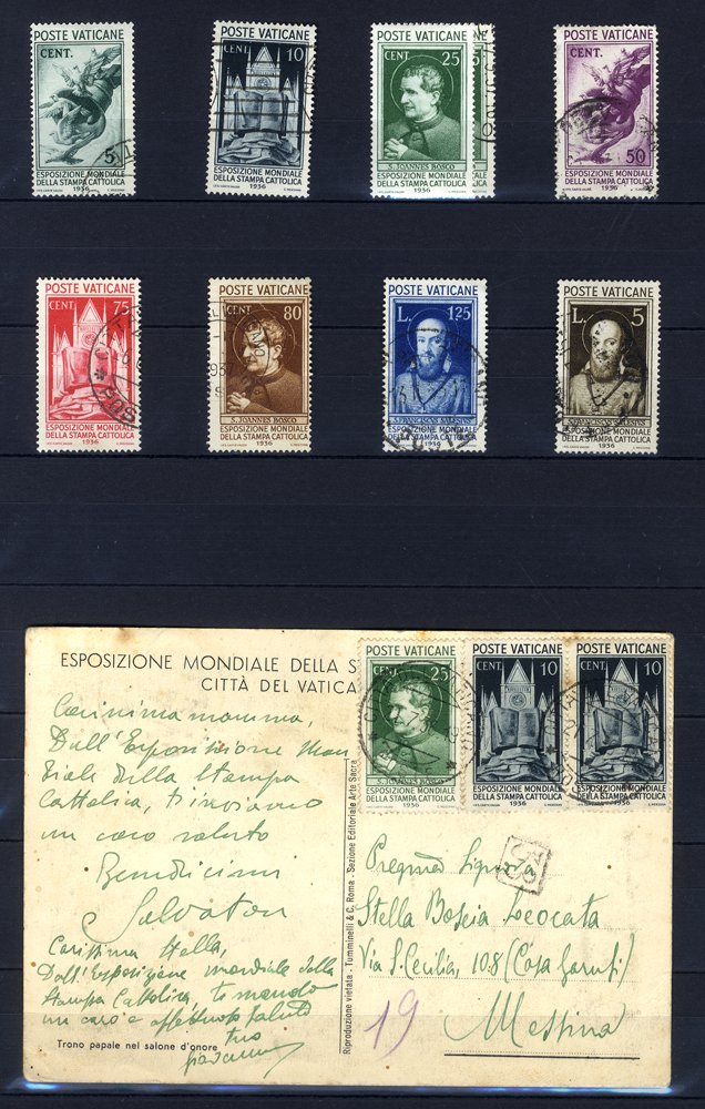 Lot 1297 - World Stamps Vatican City - Corbitts Sale #162 Lot 1297 - World Stamps Vatican City - Corbitts Sale #162