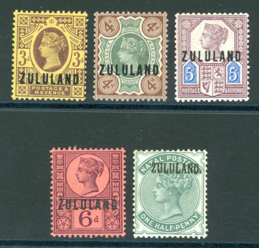 Stamp Auction World Stamps zululand Sale 162, lot 1314