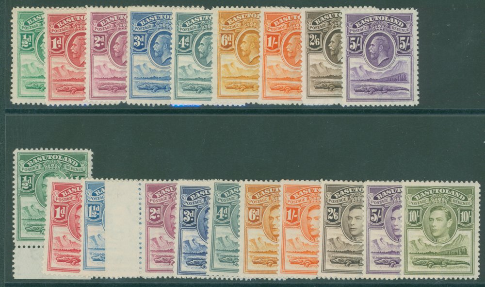 Stamp Auction basutoland Sale 165, lot 247