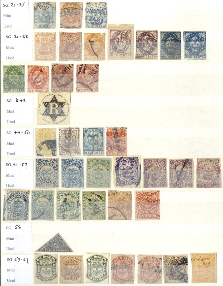 Lot 399 - Colombia - Corbitts Sale #166 Lot 399 - Colombia - Corbitts Sale #166