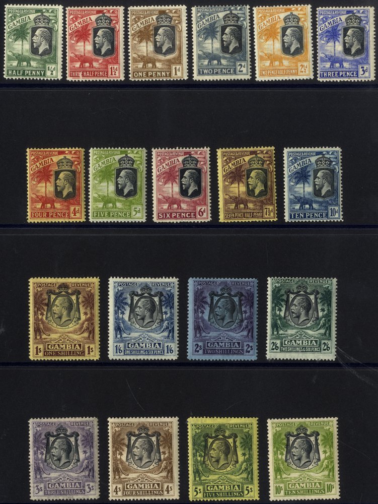 Lot 508 - gambia - Corbitts Sale #166 Lot 508 - gambia - Corbitts Sale #166