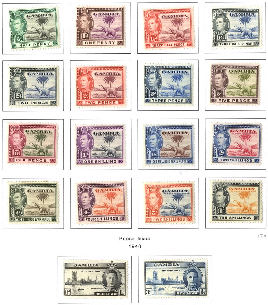 Lot 509 - gambia - Corbitts Sale #166 Lot 509 - gambia - Corbitts Sale #166