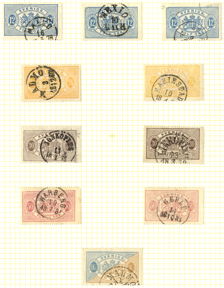 Lot 1031 - Sweden - Corbitts Sale #166 Lot 1031 - Sweden - Corbitts Sale #166