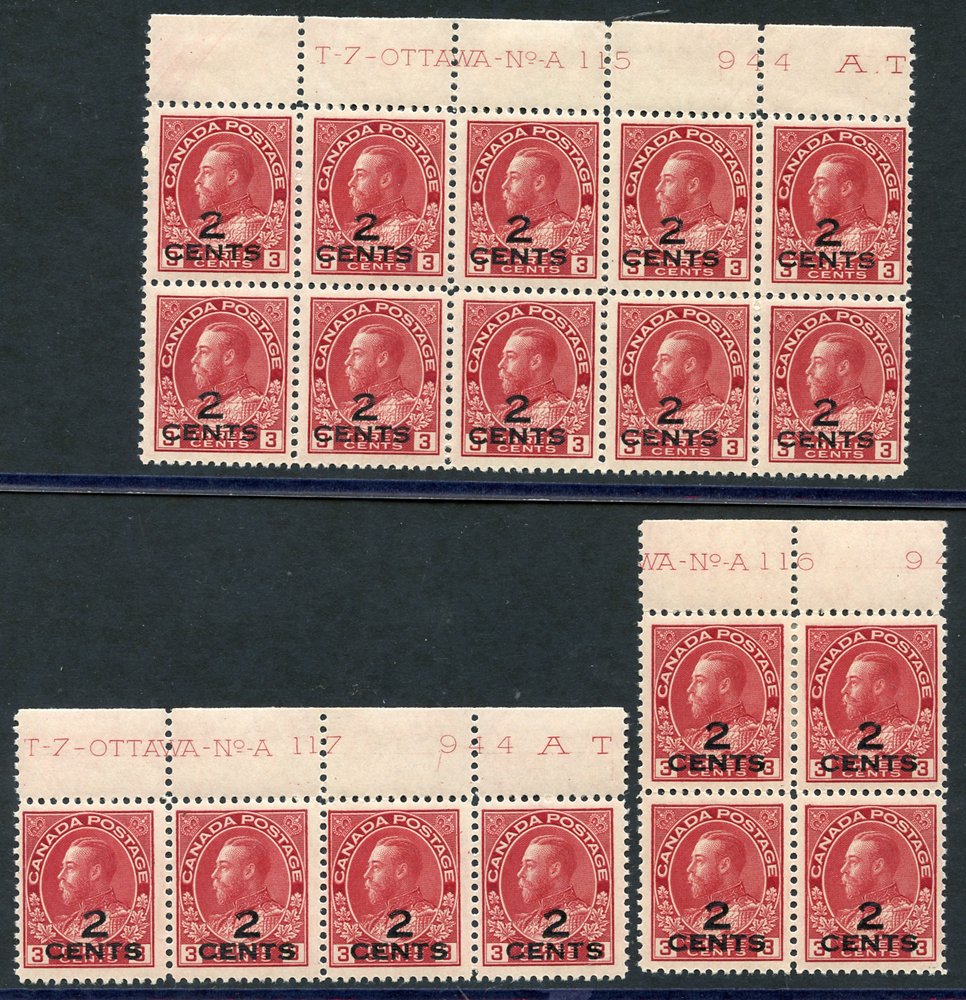 Lot 417 - Canada  -  Corbitts Sale #168