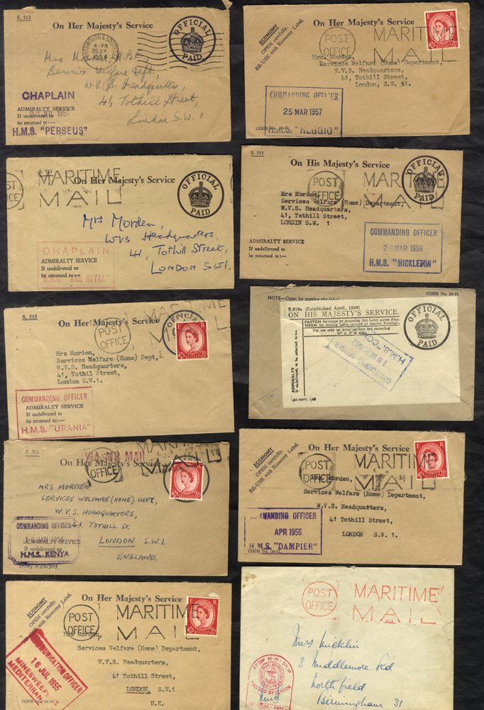 Lot 1128 - postal history maritime - Corbitts Sale #168 Lot 1128 - postal history maritime - Corbitts Sale #168