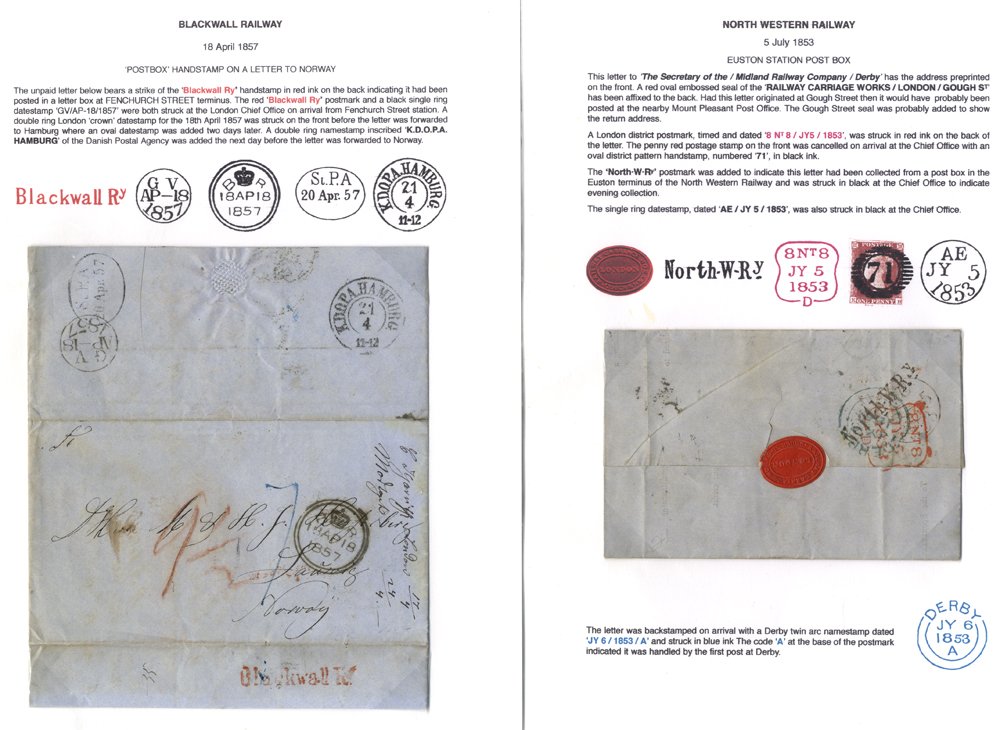 Lot 1134 - postal history Railway Stamps & Covers - Corbitts Sale #168 Lot 1134 - postal history Railway Stamps & Covers - Corbitts Sale #168