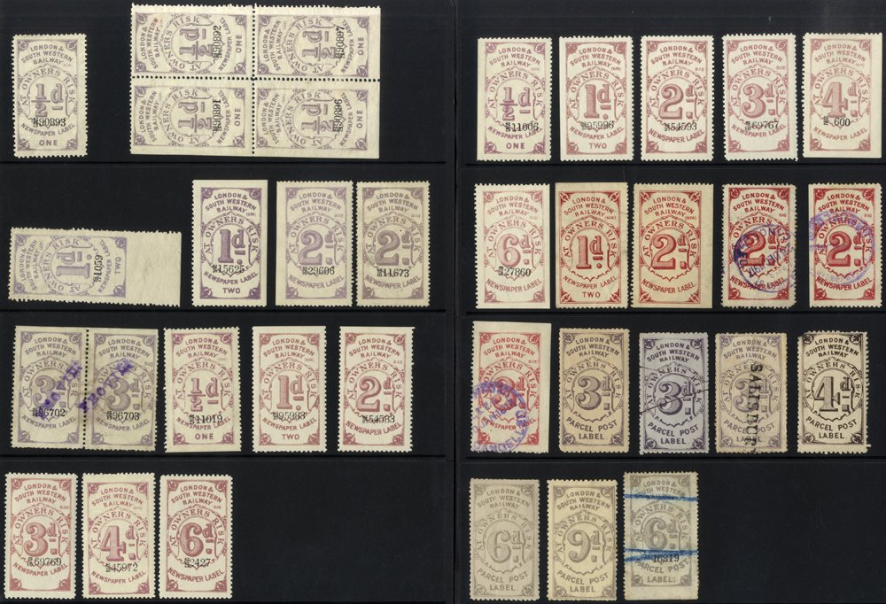 Lot 1135 - postal history Railway Stamps & Covers - Corbitts Sale #168 Lot 1135 - postal history Railway Stamps & Covers - Corbitts Sale #168