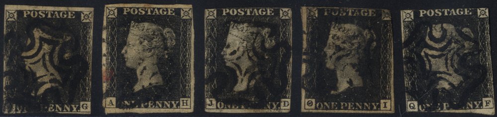 Lot 1142 - 1840 penny black - Corbitts Sale #168 Lot 1142 - 1840 penny black - Corbitts Sale #168