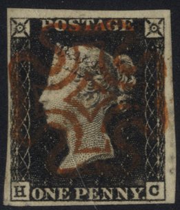 Lot 1149 - 1840 penny black - Corbitts Sale #168 Lot 1149 - 1840 penny black - Corbitts Sale #168