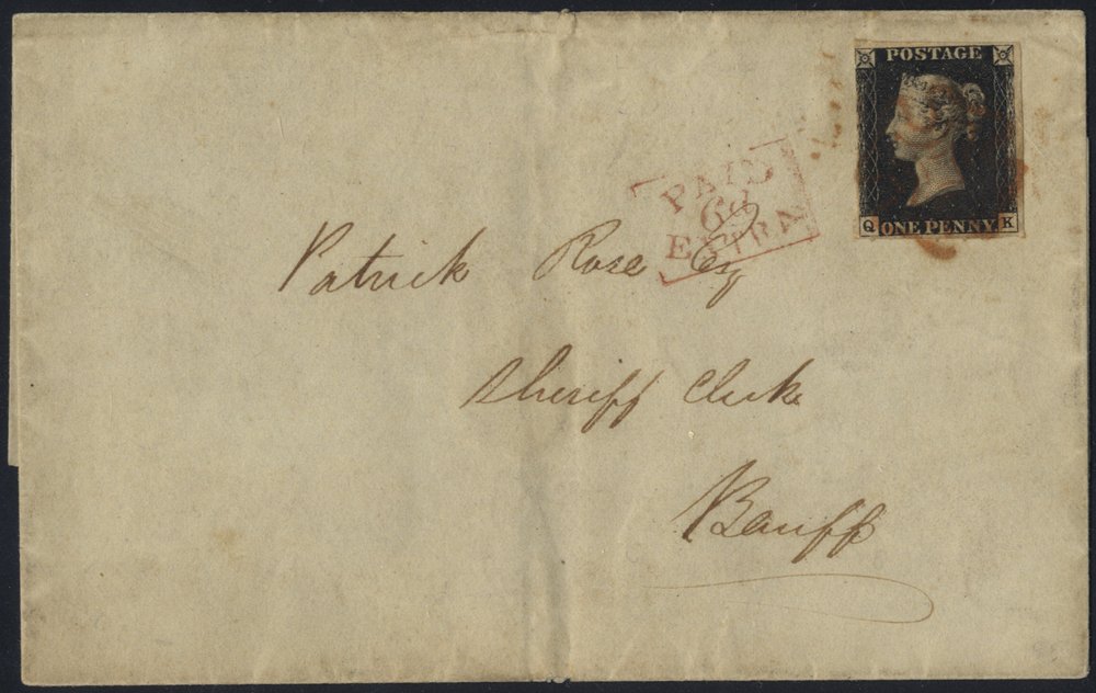 Lot 1151 - 1840 penny black - Corbitts Sale #168 Lot 1151 - 1840 penny black - Corbitts Sale #168