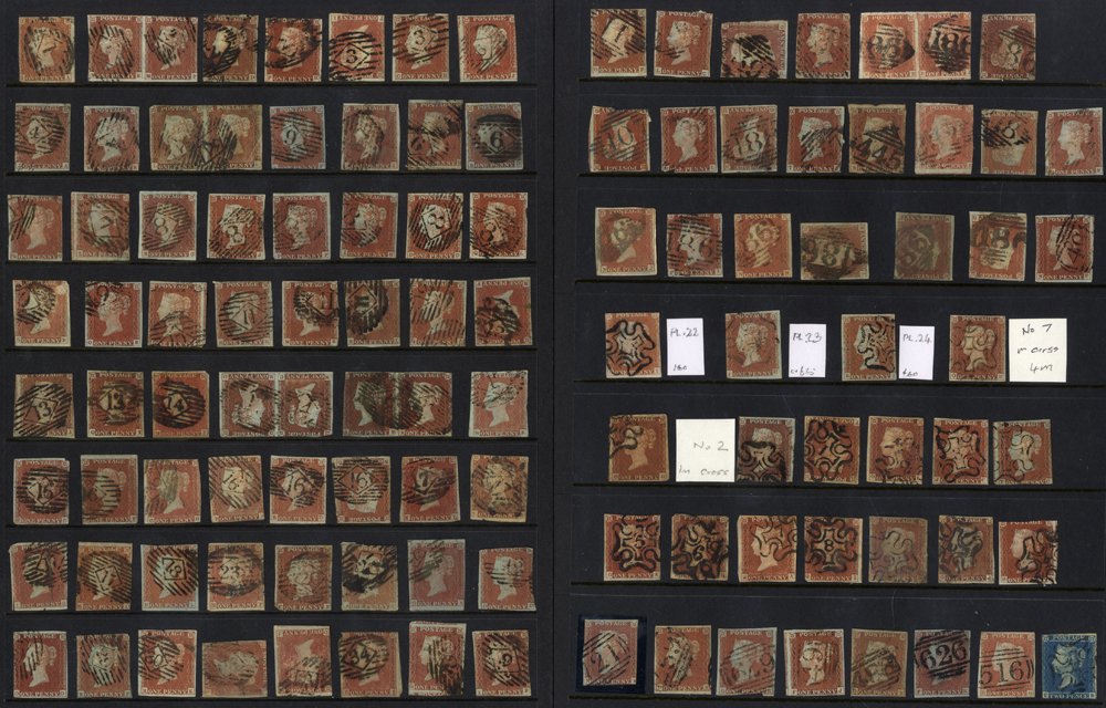 Lot 1155 - 1841 penny red - Corbitts Sale #168 Lot 1155 - 1841 penny red - Corbitts Sale #168