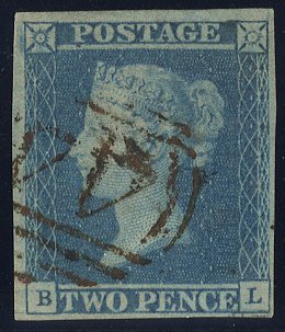 1841 2d Plate 3 - red cancel