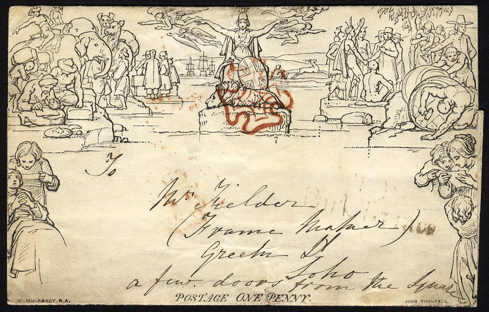 Penny Mulready 7th May 1840 usage