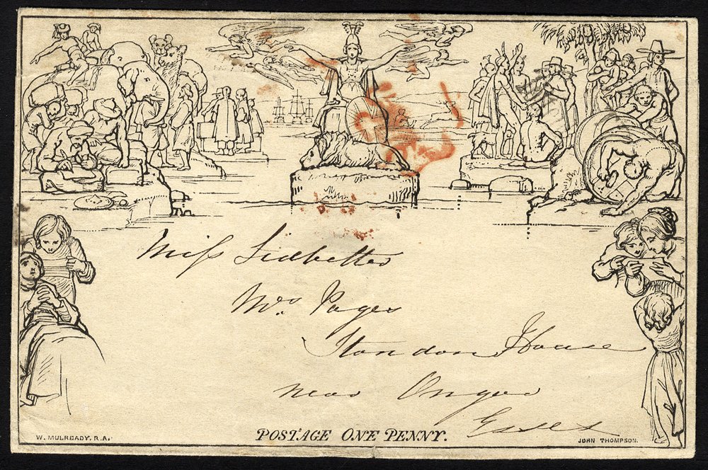 Penny Mulready 9h May 1840 usage