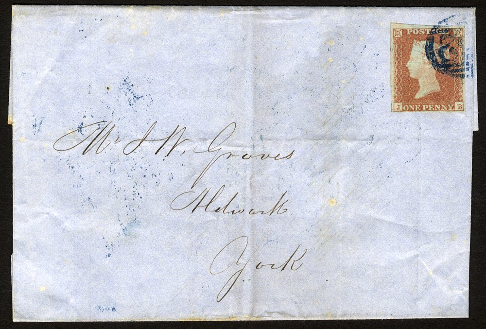 Red from black tied to cover BLUE numeral of Burton