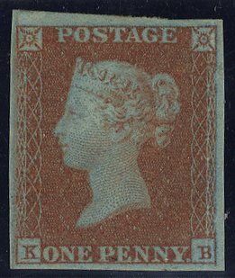 1841 1d Plate 115 fresh unused