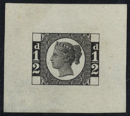 1870 &frac12;d Die Proof SGDP62b