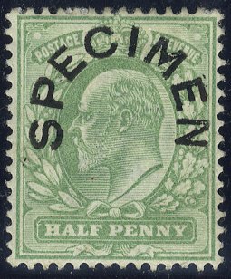 1904 &frac12;d horseshoe SPECIMEN