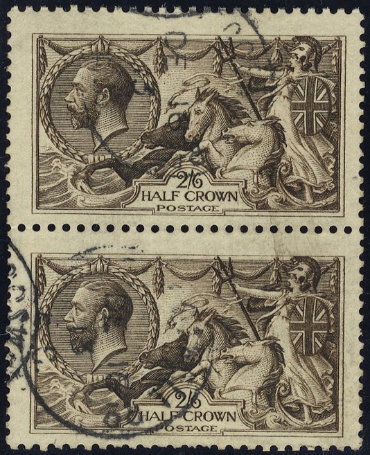 1913 Waterlow 2/6d deep sepia brown SG399